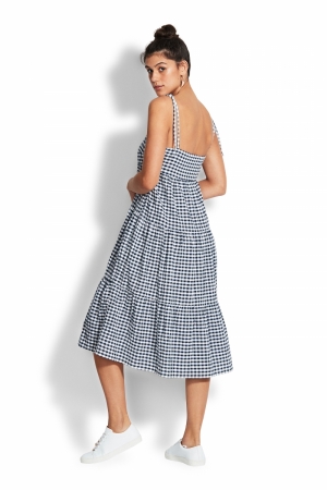 Ally Gingham BLUE