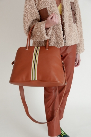 Broek lederlook TECO