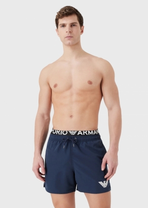 Zwemshort met elastiek NAVY