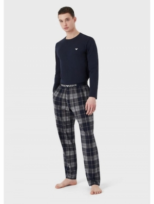 Pyjama Scozzese+marine