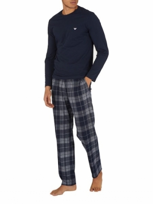 Pyjama Scozzese+marine