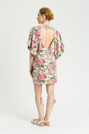 Kleed Rose/whit