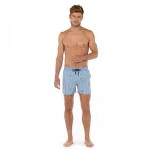 Roxo Blue/white stri