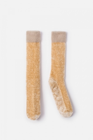 Sokken beige Beige