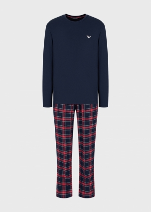 Pyjama Scozzese+marine