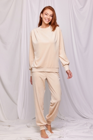 Sweater en broek beige Beige