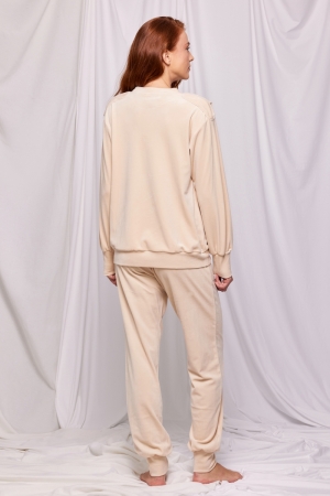 Sweater en broek beige Beige