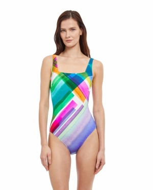 Diagonal dreams Multicolor