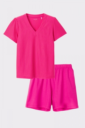 Pyjama fushia kort Fushia