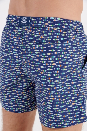 Trouville Navy print