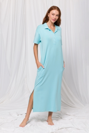 Homewear kleed blauw Blauw