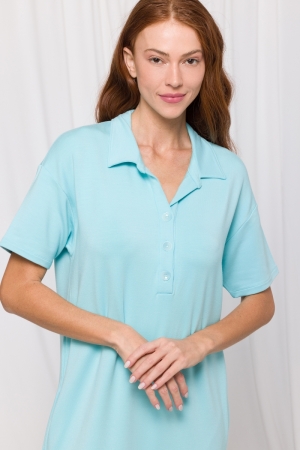 Homewear kleed blauw Blauw