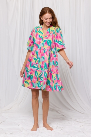 Slaapkleedje bloemenprint Multicolor