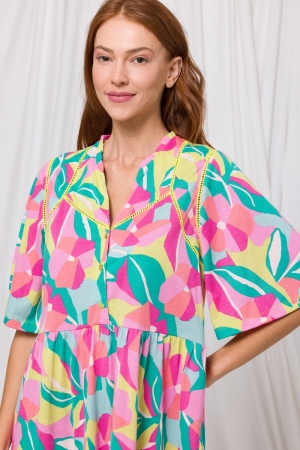 Slaapkleedje bloemenprint Multicolor