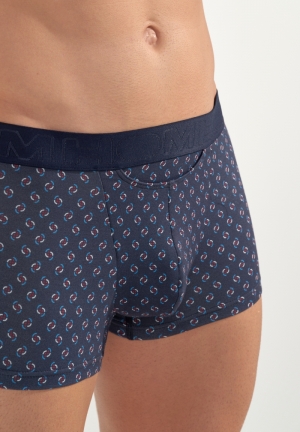 H01 Cyrus Navy Print