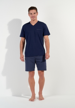 Salvador Navy print