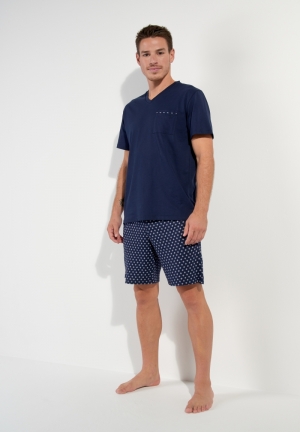 Salvador Navy print