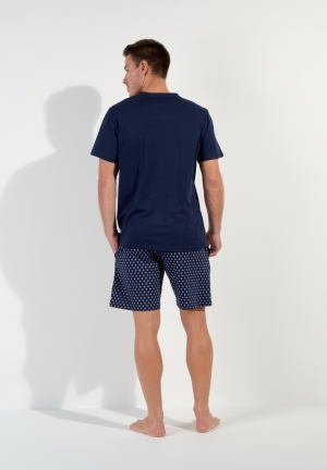 Salvador Navy print