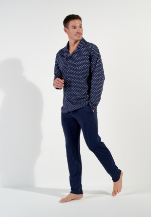 Salvador Navy print