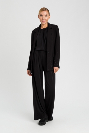Blazer met strassen Nero
