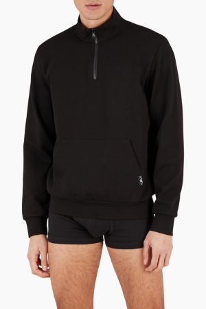 Sweater met rits Nero
