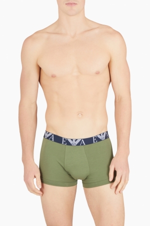 3-pack trunk stretch cotton Oliva/marine/mo