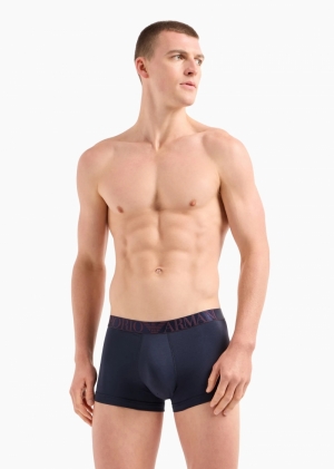 3-pack trunk stretch cotton Marine/marine