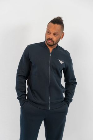 Homewear ensemble rits Marine