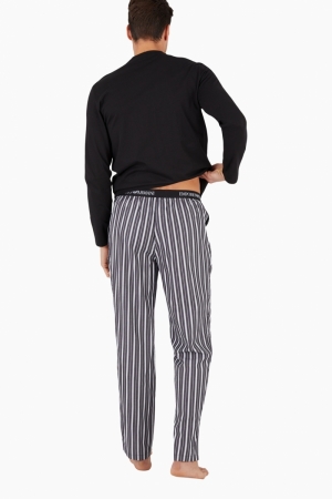Pyjama gestreepte broek Nero