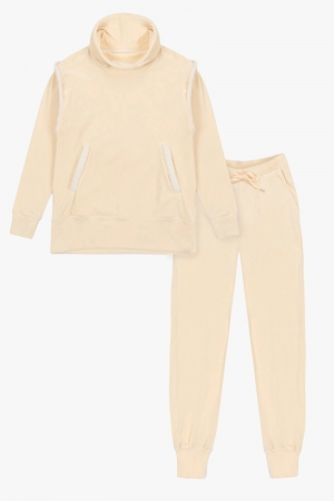 Sweater en broek gebroken wit Gebroken wit