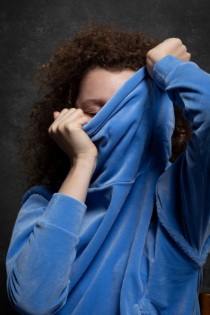 Sweater en broek blauw hemels blauw