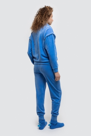 Sweater en broek blauw hemels blauw