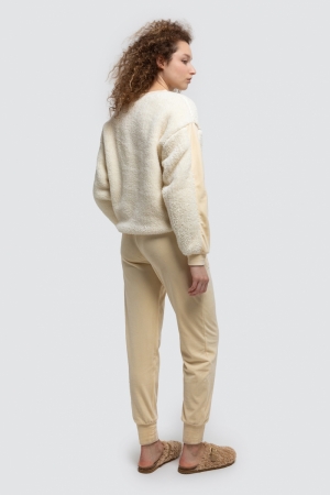 Sweater en broek gebroken wit Gebroken wit