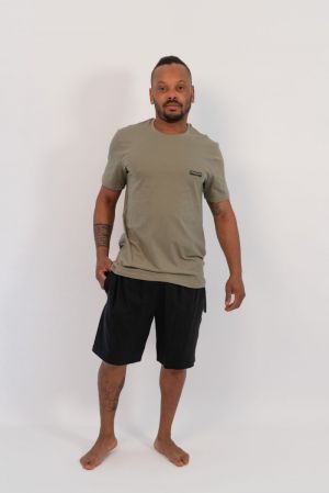 Pyjama met short Black-Vetiver