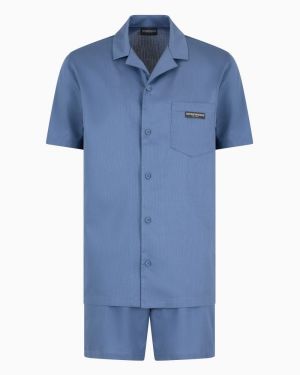 Pyjama met short Vintage indigo