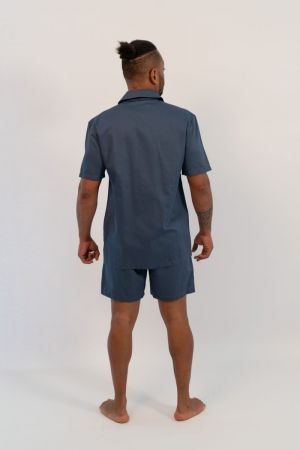Pyjama met short Vintage indigo