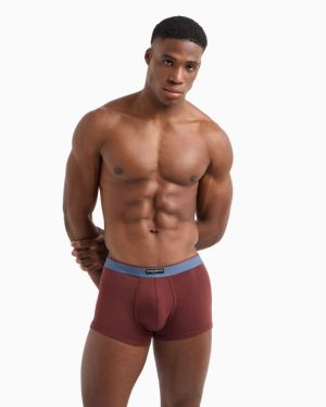 Stretch organic cotton Rum raisin-vint