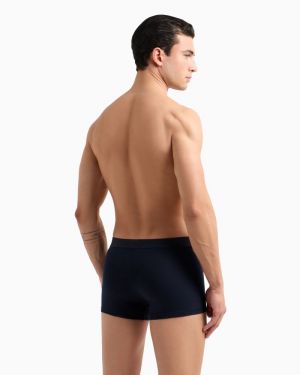 Stretch piquet Armani blu