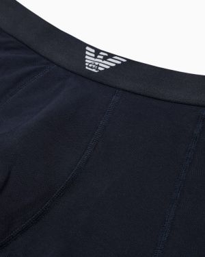 Stretch piquet Armani blu
