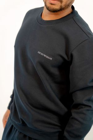 Sweater ronde hals Armani blue