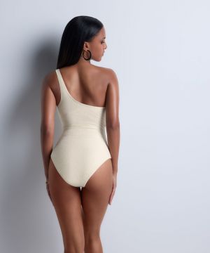 Shimmering waters Golden white