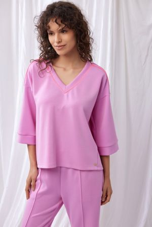 Ensemble lila lang Lila
