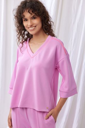 Ensemble lila lang Lila