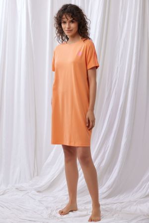 Slaapkleedje zacht oranje Oranje
