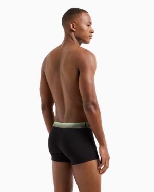 stretch cotton Black