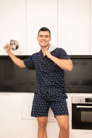 Indio Navy print