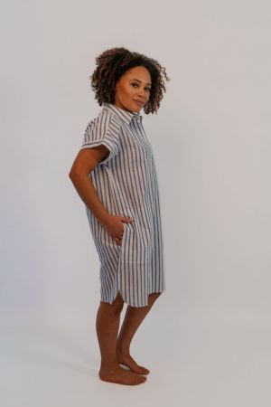Lexi Blue stripes