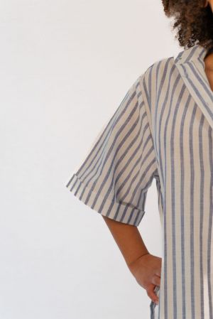 Lorena Blue stripes