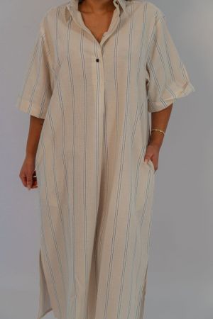 Lorena Beige stripes