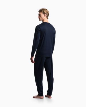 Pyjama lang Armani blue